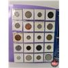 Image 3 : Binder Lot - Foreign Coin Collection (60 Coins) : 1800's & 1900's Incl. Great Britain; New Zealand; 