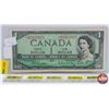 Image 1 : Canada $1 Bill 1954 *Replacement : S/N# *BM2462923 Beattie/Rasminsky (See Pics for Varieties, Condit