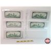 Image 4 : Canada $1 Bills 1967 (5 Sequential) : S/N#GP0474090-91-92-93-94 Beattie/Rasminsky (See Pics for Vari