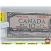 Image 2 : Canada $10 Bill 1954 *Replacement : Beattie/Rasminsky # *BD0937539 (See Pics for Varieties, Conditio