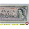 Image 3 : Canada $10 Bill 1954 *Replacement : Beattie/Rasminsky # *BD0937539 (See Pics for Varieties, Conditio