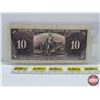 Image 4 : Bank of Canada $10 Bill 1937 : Gordon/Towers #ED8283016 (See Pics for Varieties, Conditions, Serial 