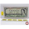 Image 1 : Canada $1 Bill 1954DF "Devil's Face" : Beattie/Coyne #RA7402813 (See Pics for Varieties, Conditions,