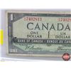 Image 3 : Canada $1 Bill 1954DF "Devil's Face" : Beattie/Coyne #RA7402813 (See Pics for Varieties, Conditions,