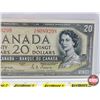 Image 2 : Canada $20 Bill 1954DF "Devil's Face" : Coyne/Towers #AE8089298 (See Pics for Varieties, Conditions,