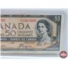 Image 2 : Canada $50 Bill 1954DF "Devil's Face" : Beattie/Coyne #AH1561996 (See Pics for Varieties, Conditions