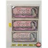 Image 1 : Canada $10 Bills (3) 1954 : - Beattie/Coyne #PD5675695 - Beattie/Coyne #PD5675132 - Beattie/Rasminsk