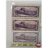 Image 2 : Canada $10 Bills (3) 1954 : - Beattie/Coyne #PD5675695 - Beattie/Coyne #PD5675132 - Beattie/Rasminsk