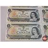 Image 3 : Canada $1 Bills 1973 (10 UNC) : Lawson/Bouey (See Pics for Varieties, Conditions, Serial Numbers & S