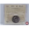 Image 10 : Canada Five Cent (7 ICCS CERTIFIED COINS) : - 1953 SF NL (MS64) - 1963 Heavy Cameo (MS-64) - 1964 Ex