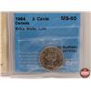 Image 4 : Canada Five Cent (7 ICCS CERTIFIED COINS) : - 1953 SF NL (MS64) - 1963 Heavy Cameo (MS-64) - 1964 Ex