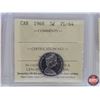 Image 7 : Canada Five Cent (7 ICCS CERTIFIED COINS) : - 1953 SF NL (MS64) - 1963 Heavy Cameo (MS-64) - 1964 Ex