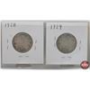 Image 2 : Canada Twenty Five Cent (4): 1919; 1920; 1928; 1929 (SEE PICS!)