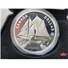 Image 2 : RCM 2021 Proof Silver Dollar "100th Anniversary of Bluenose" (99.99) (SEE PICS!)