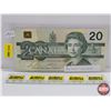 Image 1 : Canada $20 Bill 1991 : Bonin/Thiessen #ASF4554455 (See Pics for Varieties, Conditions, Serial Number