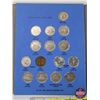 Image 3 : Canada Five Cent Collection in Collector Portfolio (41 Coins) 1922 - 1960 Intermittent (Note: Coins 