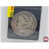 Image 2 : US 1889O Morgan Silver Dollar (Authenticated "VG Collector's Edition" : Hardshell Case) (SEE PICS!)