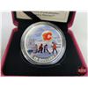 Image 2 : RCM 2017 $10 Fine Silver Coin : Passion to Play Calgary Flames (99.99) (SEE PICS!)