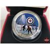 Image 2 : RCM 2017 $10 Fine Silver Coin : Passion to Play Winnipeg Jets (99.99) (SEE PICS!)