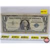 Image 1 : US $1 Bill 1957A "Silver Certificate" : S/N#A45980224A (See Pics for Varieties, Conditions, Serial N