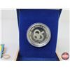 Image 3 : EXPO 86 Vancouver Official Medallion (.999 Fine Silver) (Blue Case) (SEE PICS!)