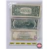 Image 2 : USA Bills (3): - 2006 $1 Bill - 1976 $2 Bill - 2006 $5 Bill (See Pics for Varieties, Conditions, Ser