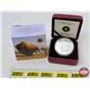 Image 1 : RCM 2013 $100 Fine Silver Coin - Bison Stampede (99.99) (SEE PICS!)