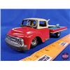 Image 2 : Vintage Friction Toys (2): TAXI with Original Box & Nomura Toys Travelling Circus Truck (Missing Car