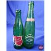 Image 5 : Vintage Soda Bottles with Wood Crate "Gillett's Cream Tartar" - Bottles Incl. 7up; Canada Dry; Prair