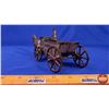 Image 5 : Cast "Dump Wagon" Toy Horse & Wagon with Driver (c. early 1900's) (3-1/2"H x 3"W x 9-1/2"D) (SEE PIC