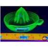 Image 3 : Uranium Glass : Juicer (5-1/2"Dia) (SEE PICS!)