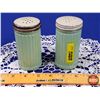 Image 1 : Jadeite Salt & Pepper Shakers (2) (4"H x 2"Dia) (SEE PICS!)