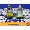 Image 2 : Uranium Glass : S&P Shakers (3"H) (SEE PICS!)