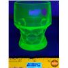 Image 3 : Uranium Glass : Juice Glasses (3) (All Approx 4"H) (SEE PICS!)