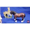 Image 2 : Variety Horse Ornaments (7) Incl. Beswick (Beswick Measures: 6-1/2"H) (SEE PICS!)