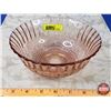 Image 1 : Pink Depression Glass : Serving Bowl (2-3/4"H x 7" Dia) (SEE PICS!)