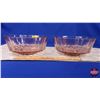 Image 2 : Pink Serving Bowls (2) (4"H x 9-1/4"Dia) (SEE PICS!)