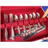 Image 2 : "Community Plate" Silverware in Chest (36pcs) (3"H x 14-3/4"W x 11"D) (SEE PICS!)