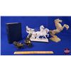 Image 1 : Roman Theme Collector Combo : Horse Statue/Ornaments (3) & Hardcover Book "Civilisation in Europe an