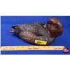 Image 1 : Red Head Duck Sculpture (5-3/4"H x 6"W x 13"D) (SEE PICS!)