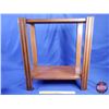 Image 3 : 2 Tier Side Table (24"H x 21"W x 10-1/2"D ) (SEE PICS!)