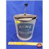Image 1 : ACME the 5 minute Ice cream FREEZER (9"H  to top of pail x 8-1/2"Dia) (SEE PICS!)