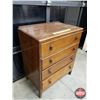 Image 3 : 4 Drawer Dresser (37-1/2"H x 30-1/4"W x 18-1/2"D) (SEE PICS!)