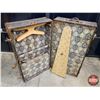 Image 4 : Wardrobe Steamer Trunk "Canada Trunk & Bag Limited" (Note: No Key / No Rod for Iron Board) (14"W x 4