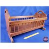 Image 1 : Rocking Doll Cradle (15"H x 12-1/2"W x 26"D) (SEE PICS!)