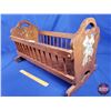 Image 3 : Rocking Doll Cradle (15"H x 12-1/2"W x 26"D) (SEE PICS!)