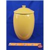 Image 2 : Vintage Yellow Ceramic Crock "Limonade" "LEMONADE" Crock Spigot / Tap Dispenser (c. 1960's) (13"H) (