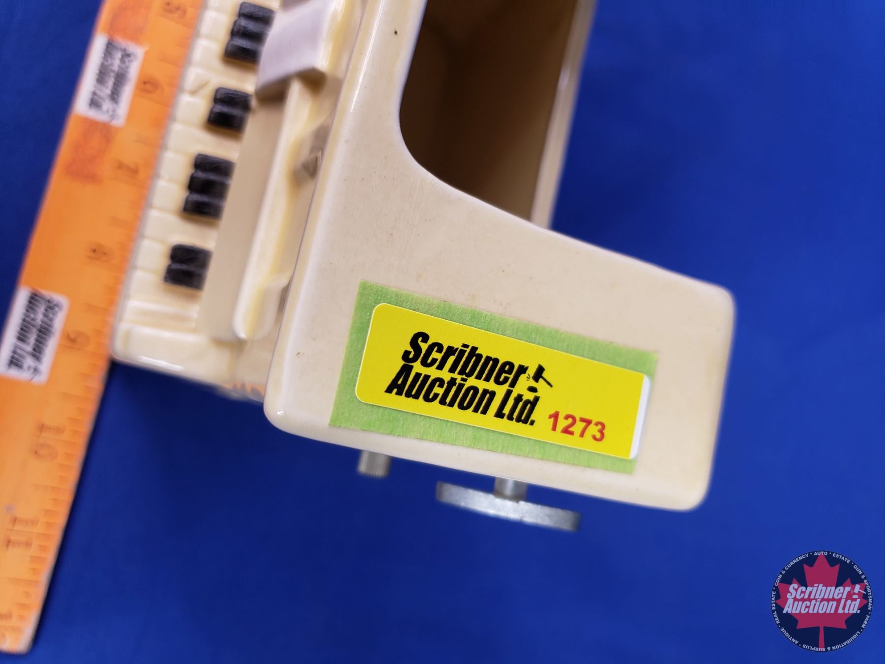 Ceramic Piano Music Box Planter Roll Out The Barrel SEE PICS ceramic-piano-music-box-planter-roll-out-the-barrel-see-pics