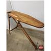 Image 1 : Wooden Ironing Board (31"H x 48"W x 10-1/2"D) (Note: Burn Mark) (SEE PICS!)