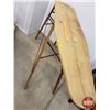 Image 1 : Wooden Ironing Board (32"H x 54"W x 12-1/2"D) (Metal Strapping) (SEE PICS!)